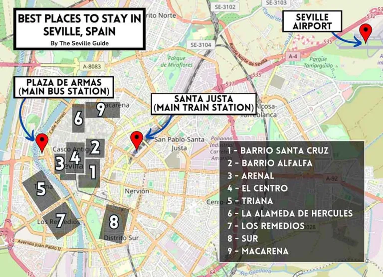 Where to Stay in Seville for First Timers