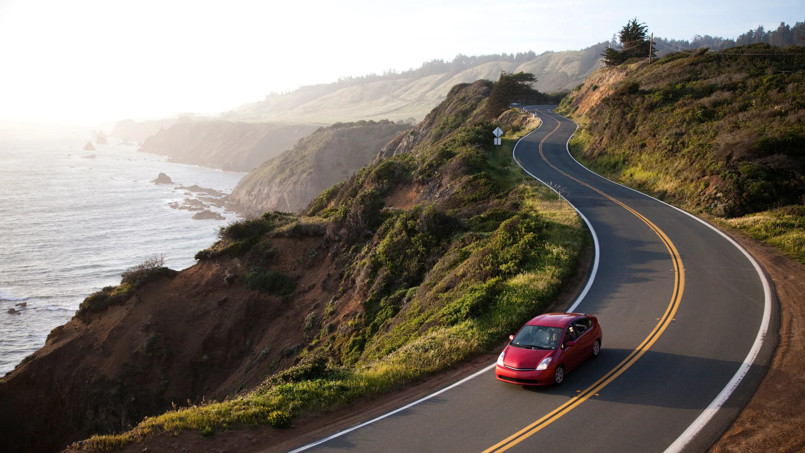 A Car Traveling